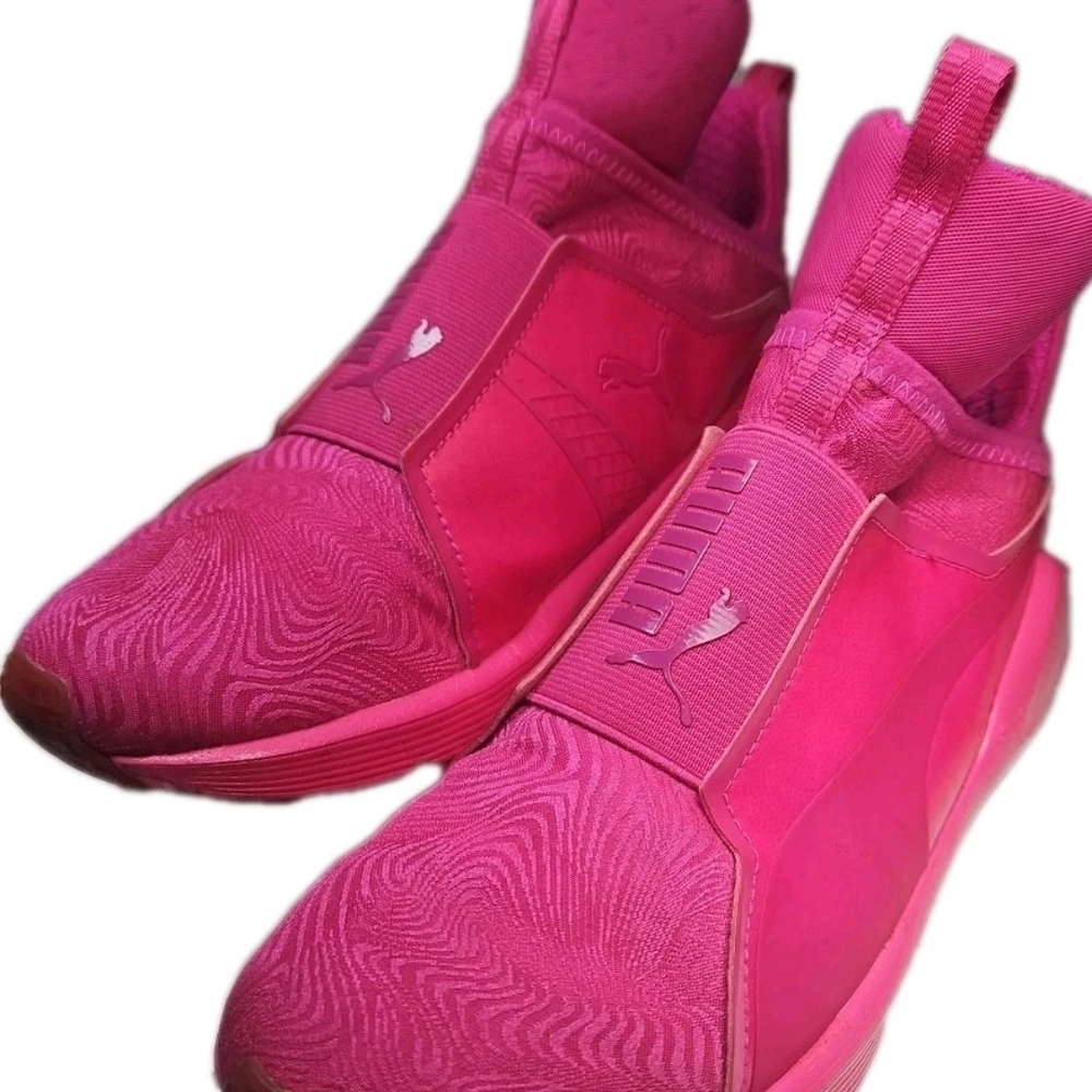 Puma Sneaker Women 7 Fierce Bright Glow Pink   189738-02 Kylie Jenner Glam[5C]